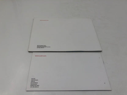 2011 Audi A4 Owners Manual Set OEM H01B35027