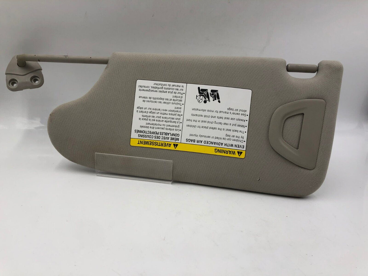 2011-2013 Infiniti M37 Passenger Sun Visor Sunvisor Illumin Gray OEM A02B61005