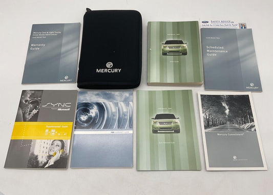 2004 Mercury Sable Owners Manual with Case OEM A02B61008