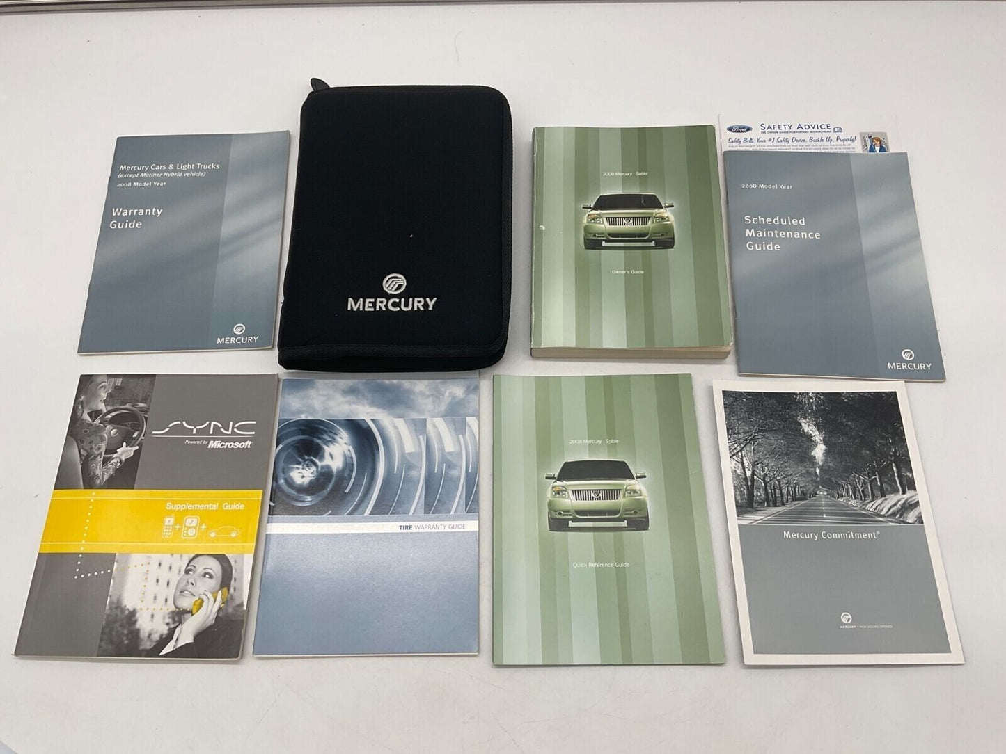 2004 Mercury Sable Owners Manual with Case OEM A02B61008