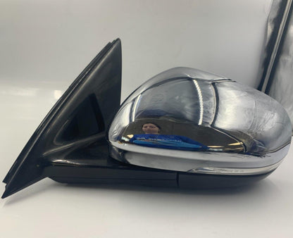 2010-2015 Jaguar XJ Driver Side View Power Door Mirror Chrome OEM BSA B01B58002