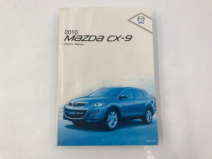 2010 Mazda CX-9 CX9 Owners Manual Handbook Set with Case OEM H01B26012