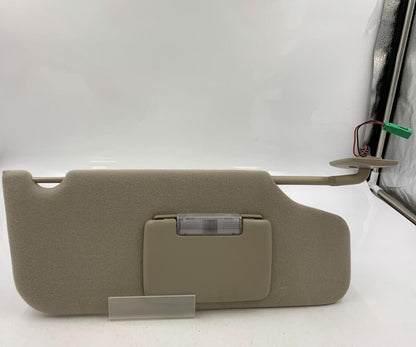 2007-2010 Ford Edge Passenger Sun Visor Sunvisor Gray Illumination OEM H01B17067