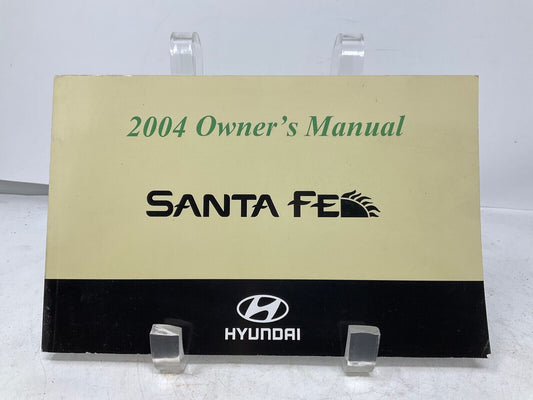 2004 Hyundai Santa FE Owners Manual OEM B01B60009