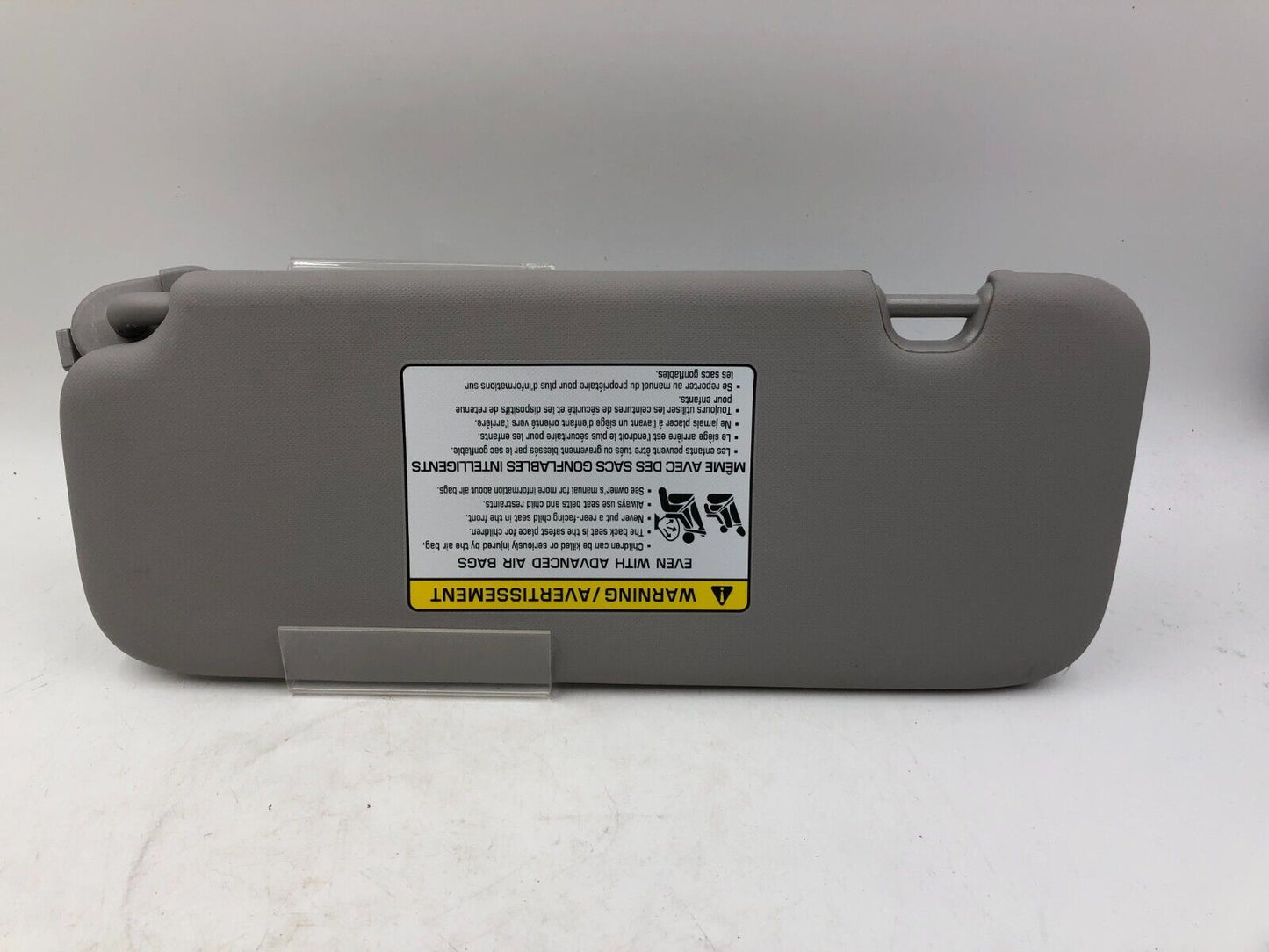 2017-2018 Hyundai Ioniq Passenger Sun Visor Sunvisor Gray OEM B04B30003