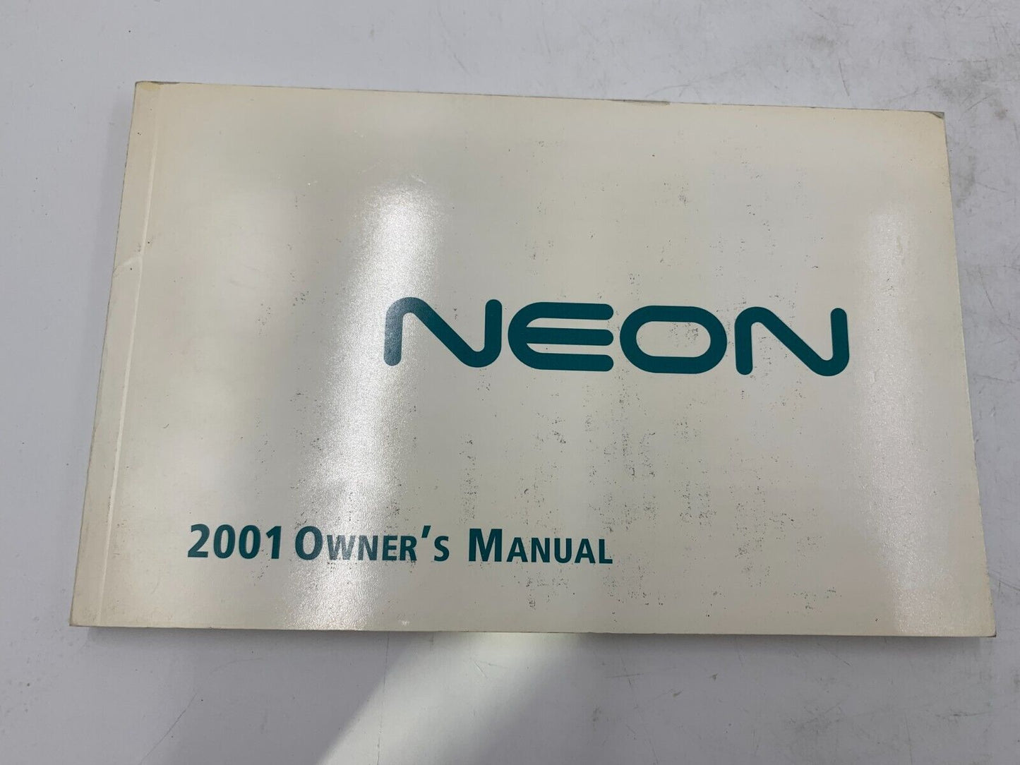 2001 Dodge Neon Owners Manual Set with Case OEM E01B11027