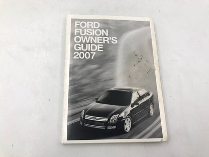 2007 Ford Fusion Owners Manual Handbook Set with Case OEM B01B64007