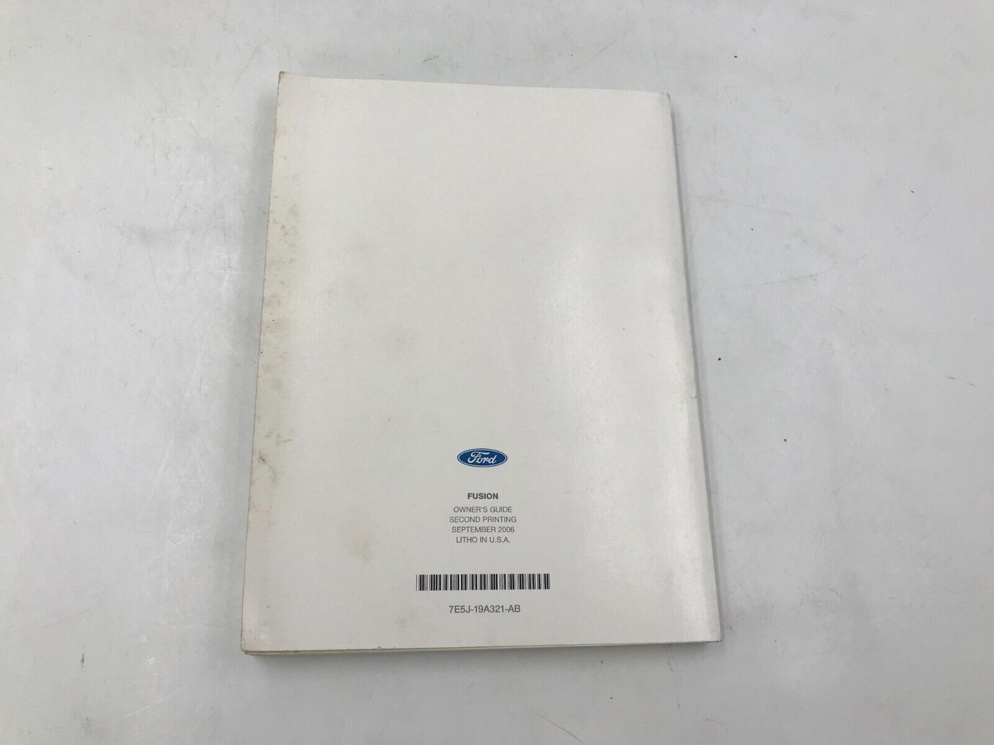 2007 Ford Fusion Owners Manual Handbook Set with Case OEM B01B64007