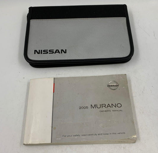 2005 Nissan Murano Owners Manual with Case OEM B01B68008