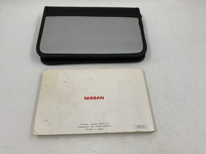 2005 Nissan Murano Owners Manual with Case OEM B01B68008