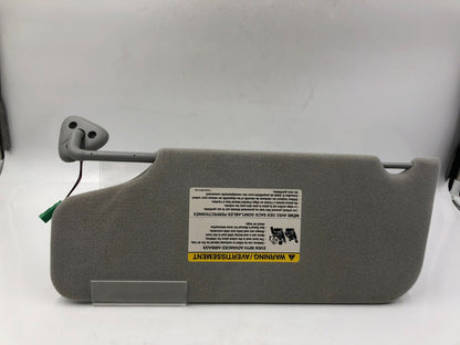 2005-2007 Ford Freestyle Passenger Sun Visor Sunvisor Gray Illuminated H01B04051