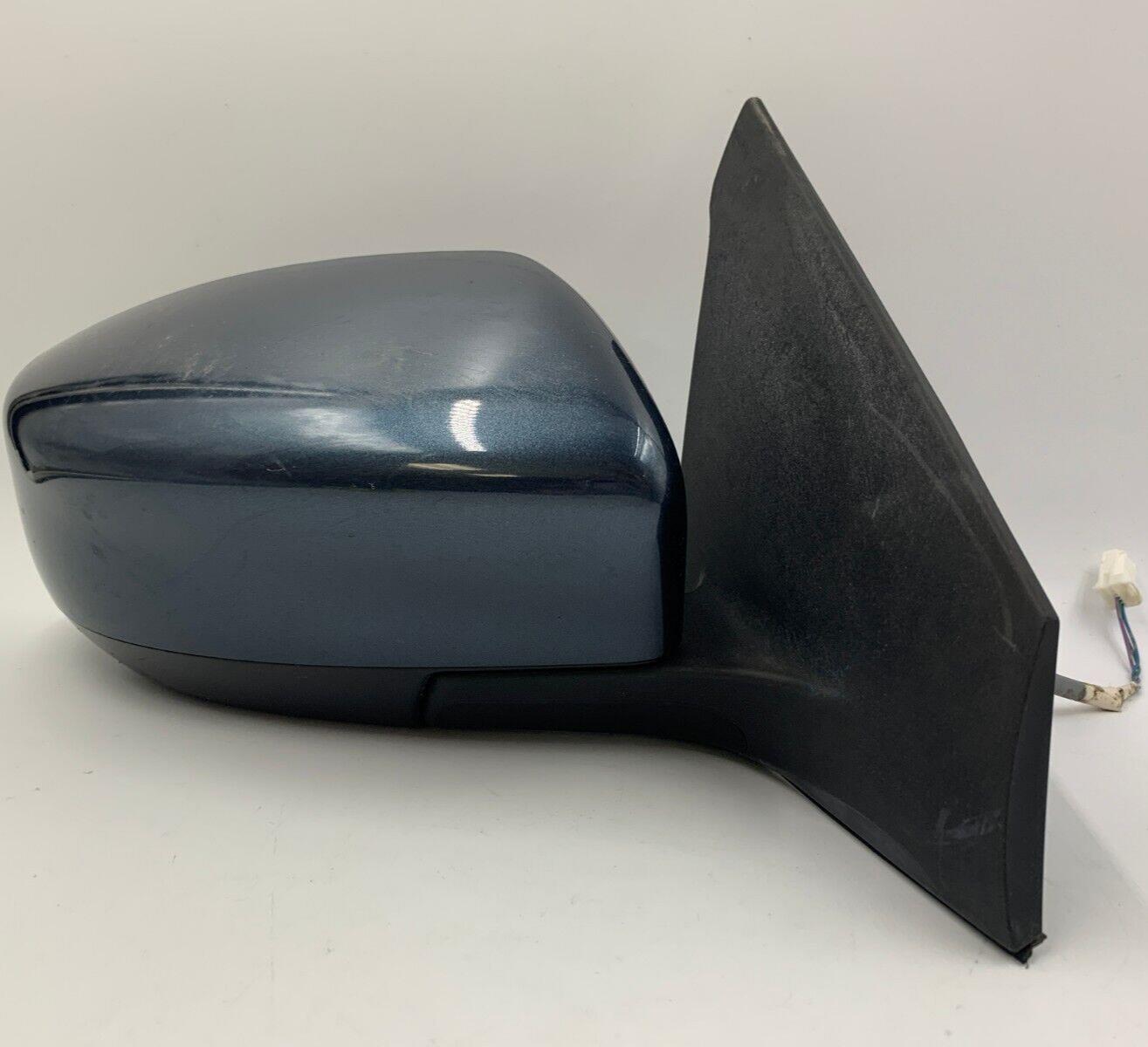 2013-2015 Nissan Sentra Passenger Side View Power Door Mirror Blue OEM B02B61002