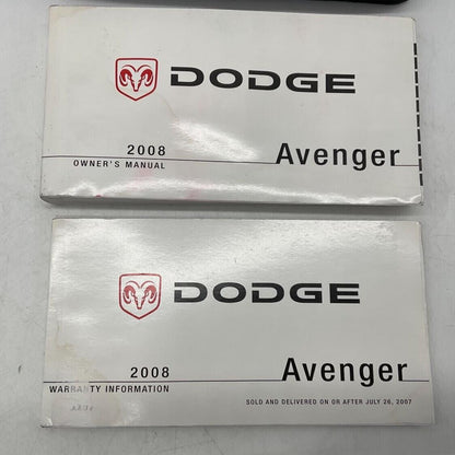 2008 Dodge Avenger Owners Manual Set with Case OEM B02B61008