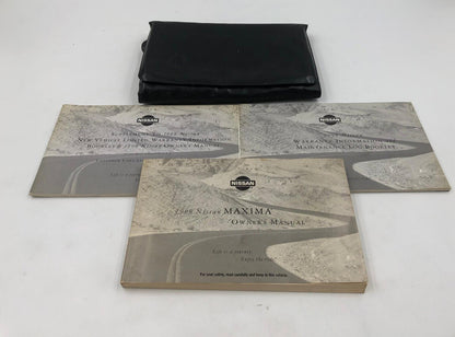 1998 Nissan Maxima Owners Manual Set with Case OEM E01B31028