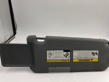 2011-2015 Kia Sorento Driver Sun Visor Sunvisor Gray OEM B02B62004