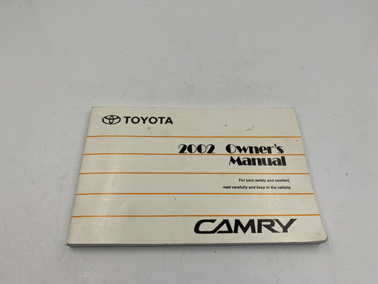 2002 Toyota Camry Owners Manual OEM B01B62009