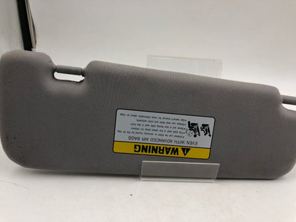 2011-2015 Hyundai Sonata Driver Sun Visor Sunvisor Gray Illuminated B02B63004