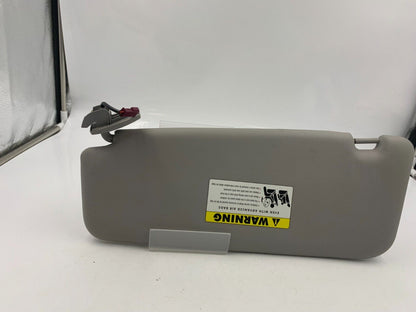 2008-2010 BMW 528i Passenger Sun Visor Sunvisor Gray Illuminated OEM B02B65003