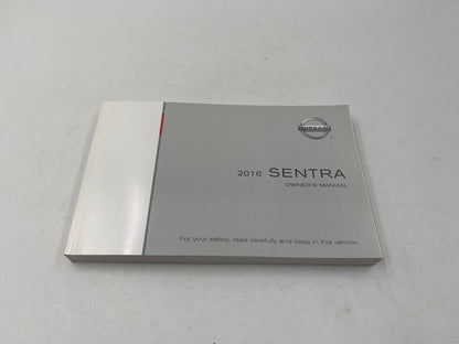 2016 Nissan Sentra Owners Manual Handbook Set with Case OEM B02B68010