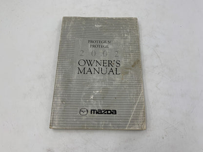 2002 Mazda Protege 5 Owners Manual OEM E02B55068