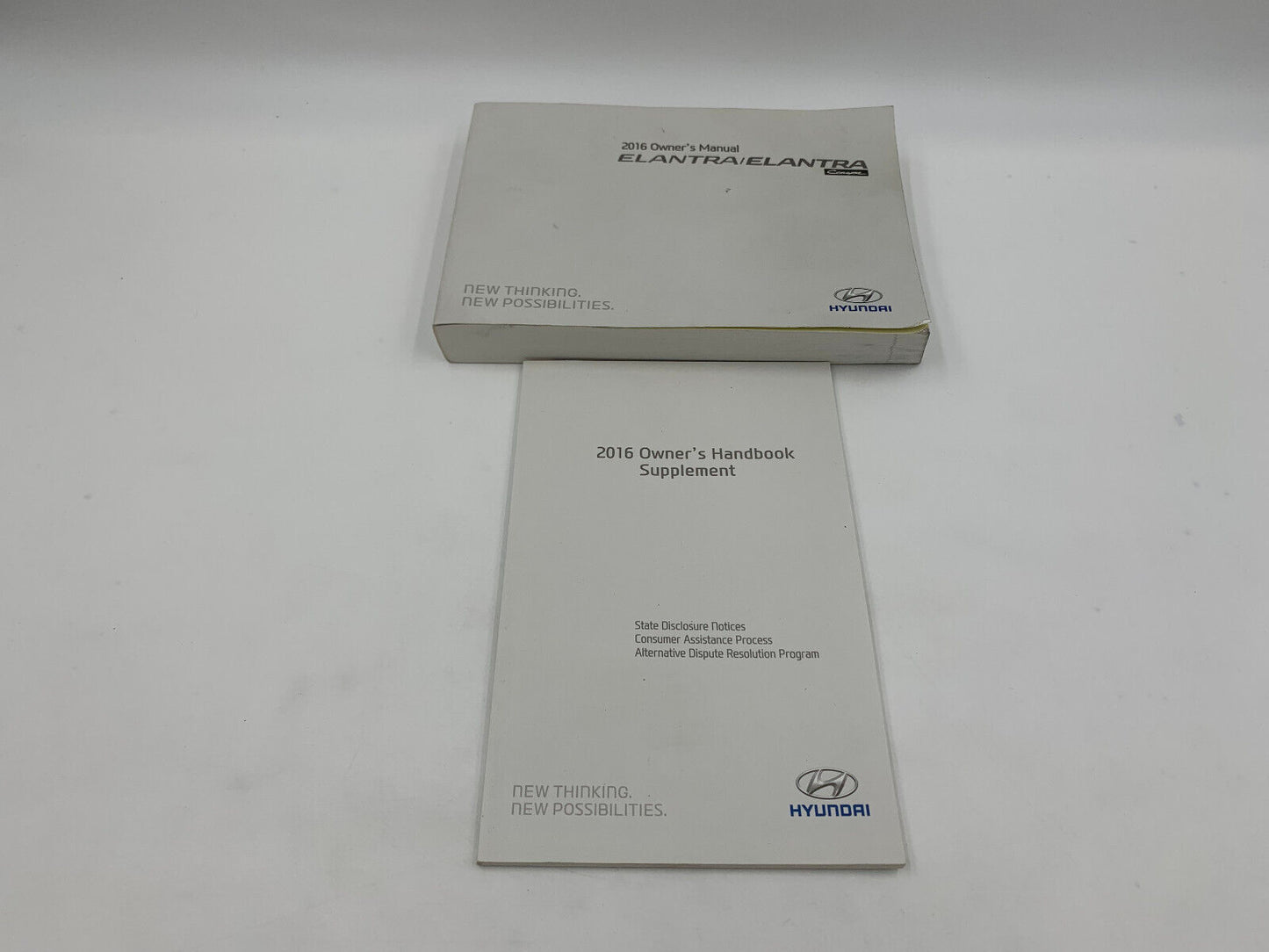 2016 Hyundai Elantra Coupe Owners Manual Set OEM A01B22040