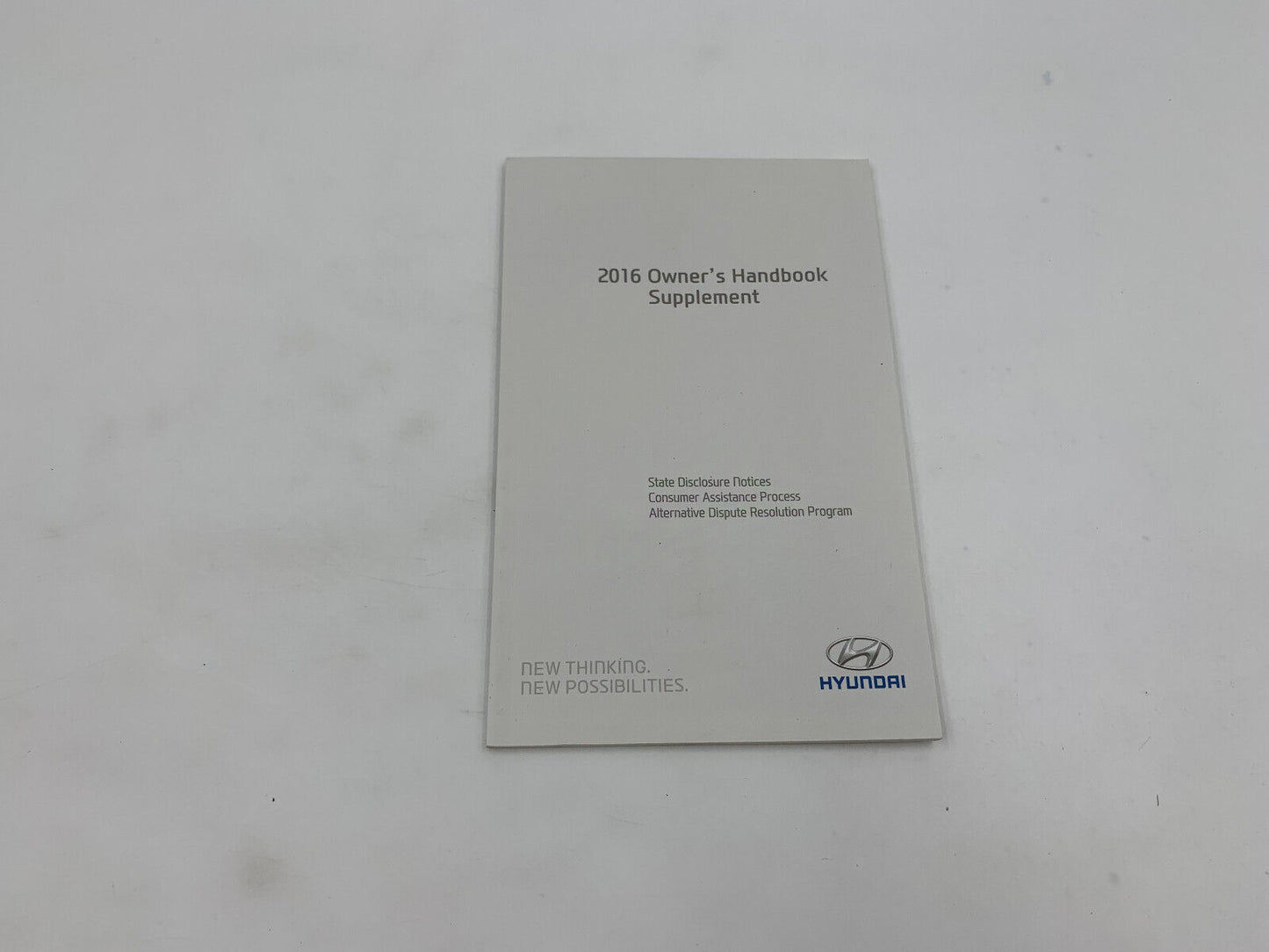 2016 Hyundai Elantra Coupe Owners Manual Set OEM A01B22040