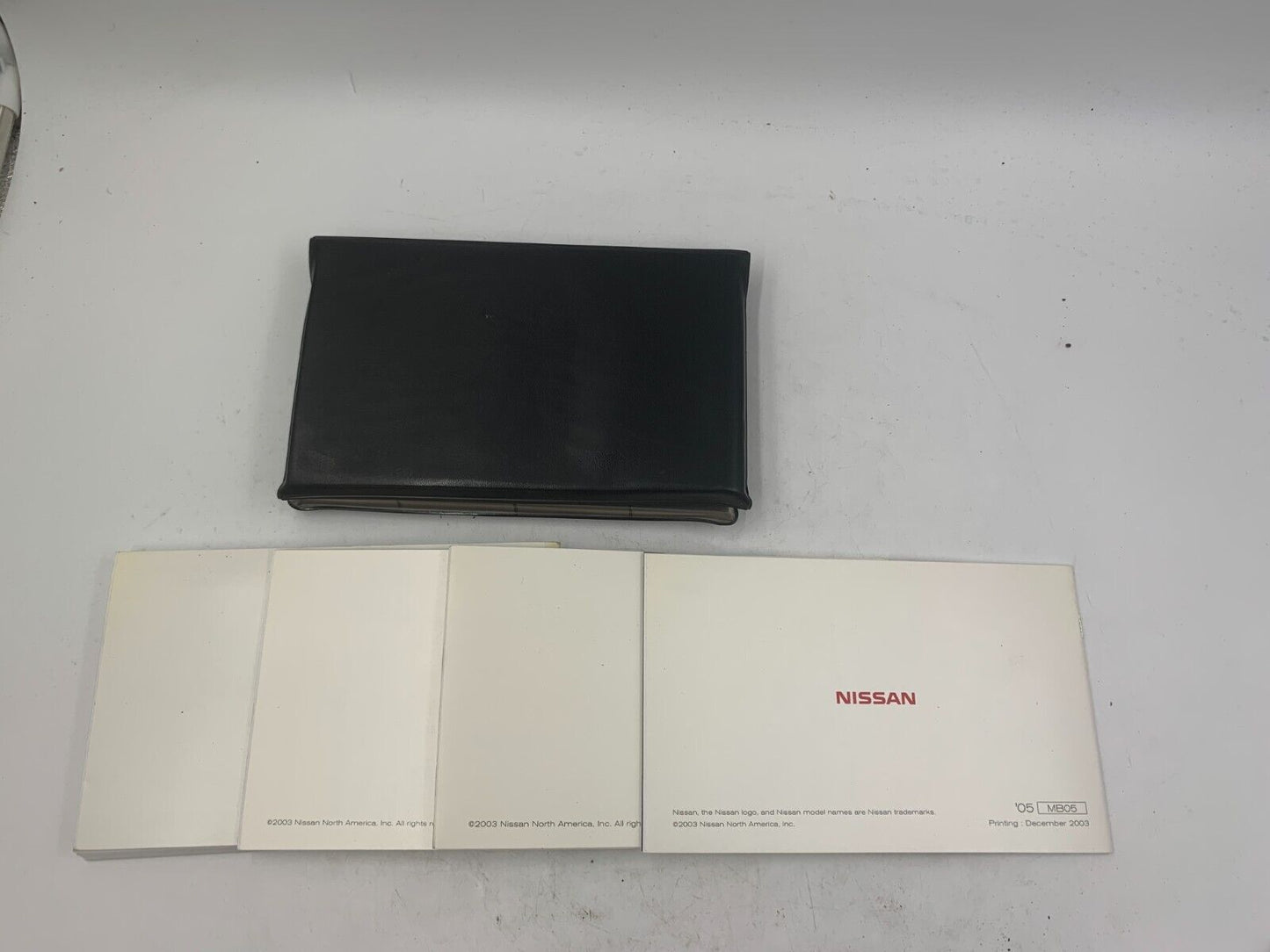 2005 Nissan Altima Sedan Owners Manual Set with Case OEM A01B15049