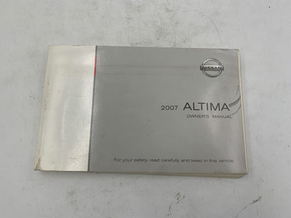 2007 Nissan Altima Owners Manual Set with Case OEM C02B19028