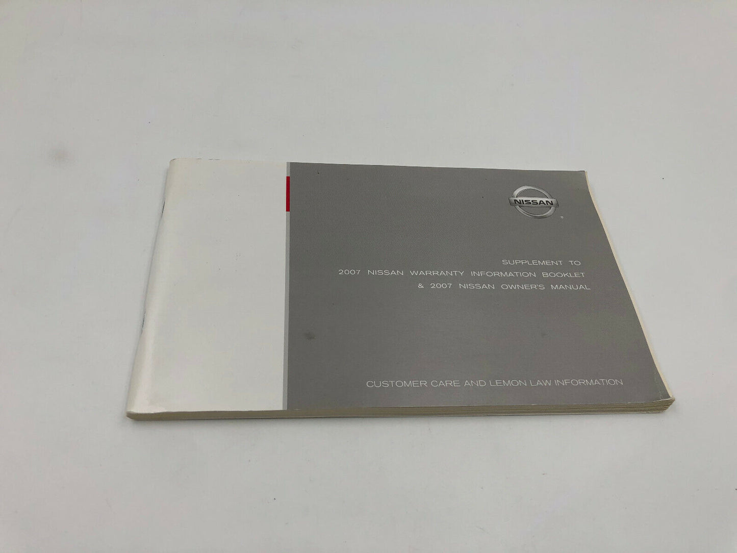 2007 Nissan Altima Owners Manual Set with Case OEM C02B19028