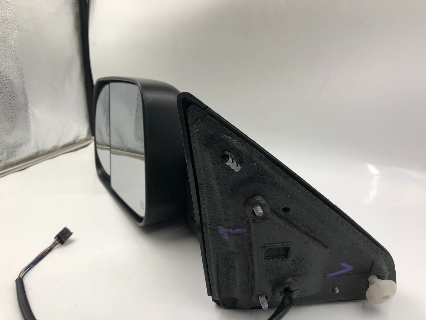 2008-2012 Dodge Ram 1500 Driver Side View Power Door Mirror Black OEM C01B46026