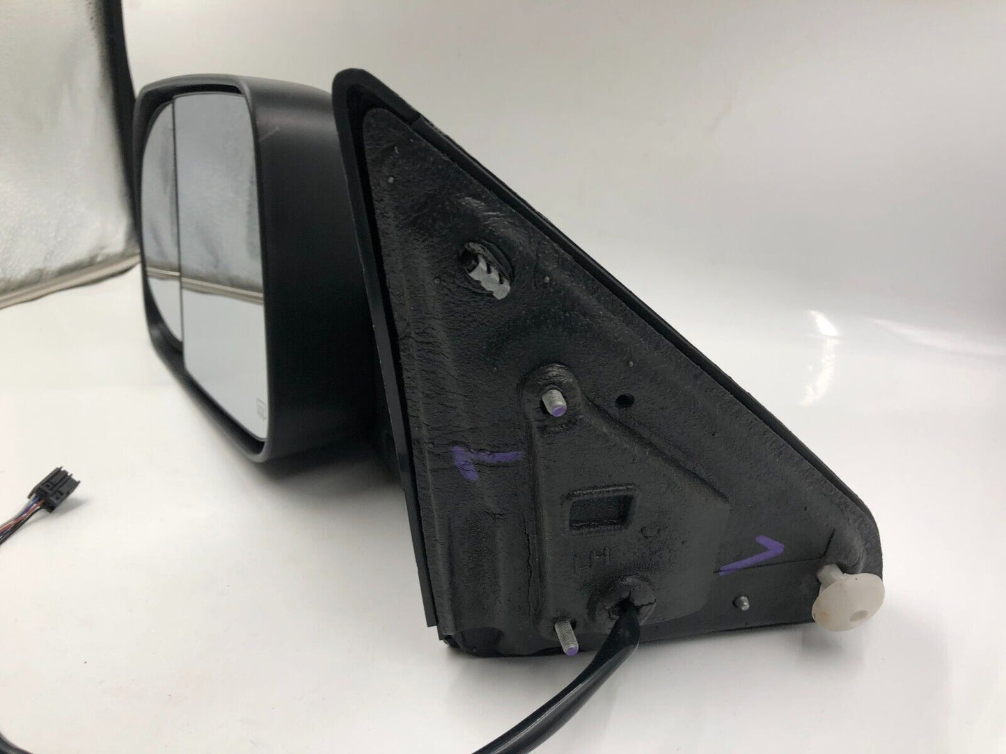 2008-2012 Dodge Ram 1500 Driver Side View Power Door Mirror Black OEM C01B46026