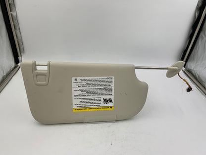 2013-2018 Ford Focus Driver Sun Visor Sunvisor Illumination Ivory OEM B01B63002