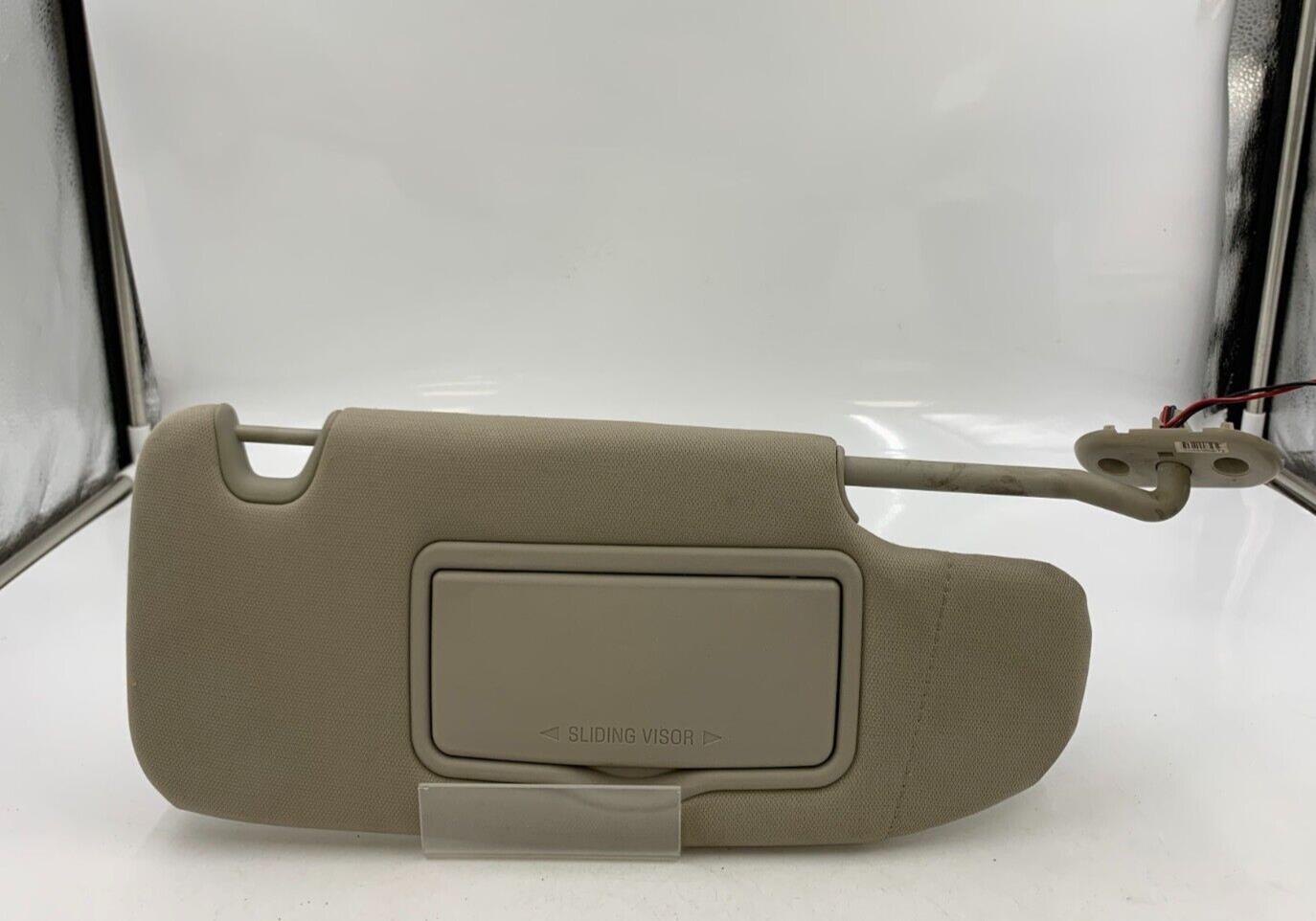 2007-2009 Lincoln MKZ Passenger Sun Visor Sunvisor Beige Illuminated B02B69002