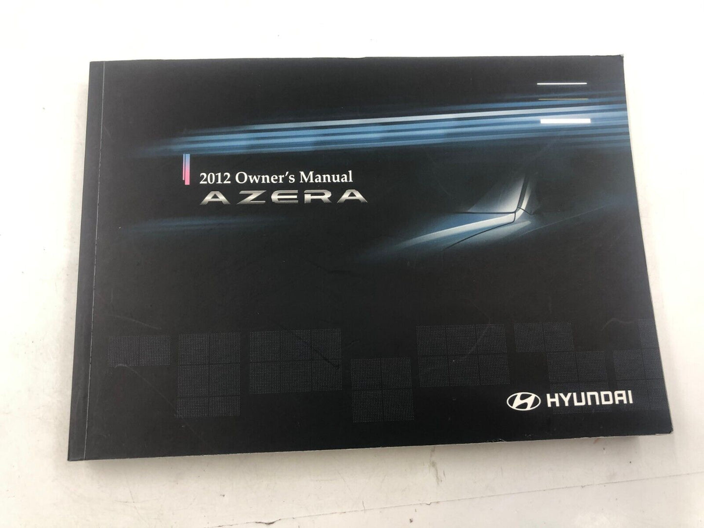 2012 Hyundai Azera Owners Manual Set with Case OEM B02B69005