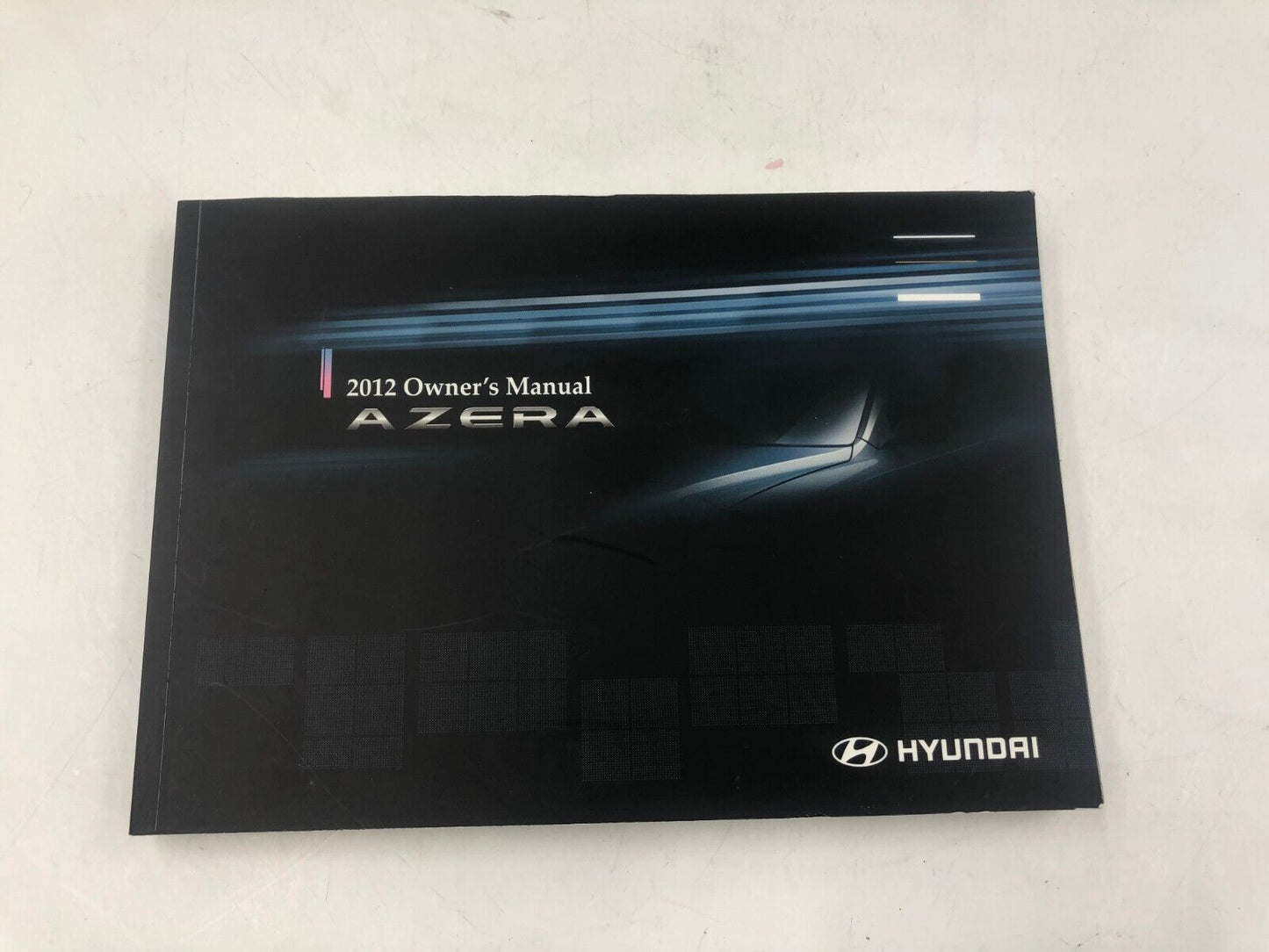 2012 Hyundai Azera Owners Manual Set with Case OEM B02B69005