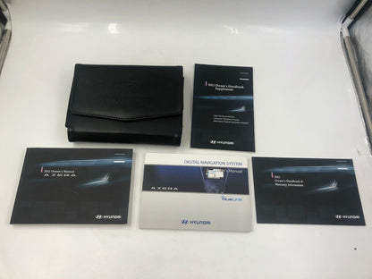 2012 Hyundai Azera Owners Manual Set with Case OEM B02B69005