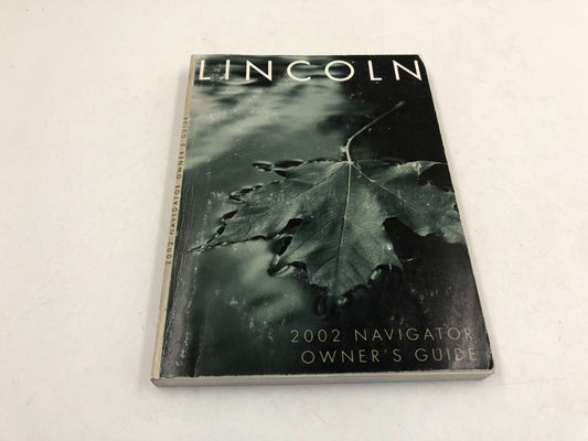 2002 Lincoln Navigator Owners Manual Handbook OEM B02B70007