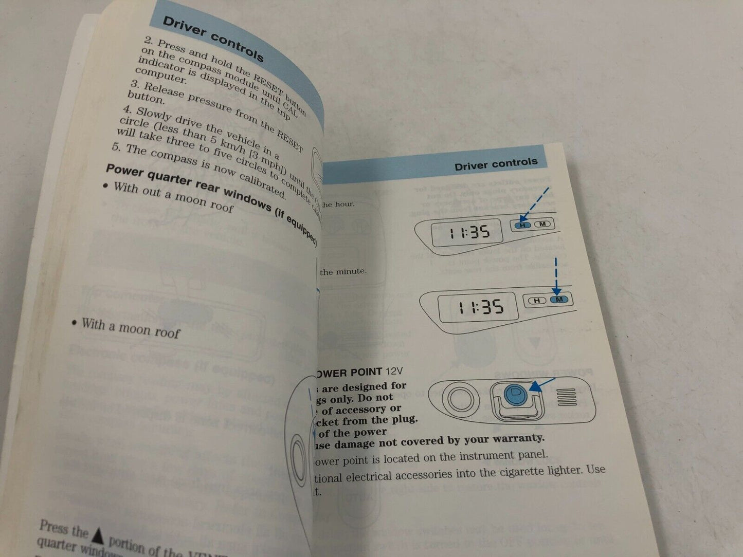 2002 Lincoln Navigator Owners Manual Handbook OEM B02B70007