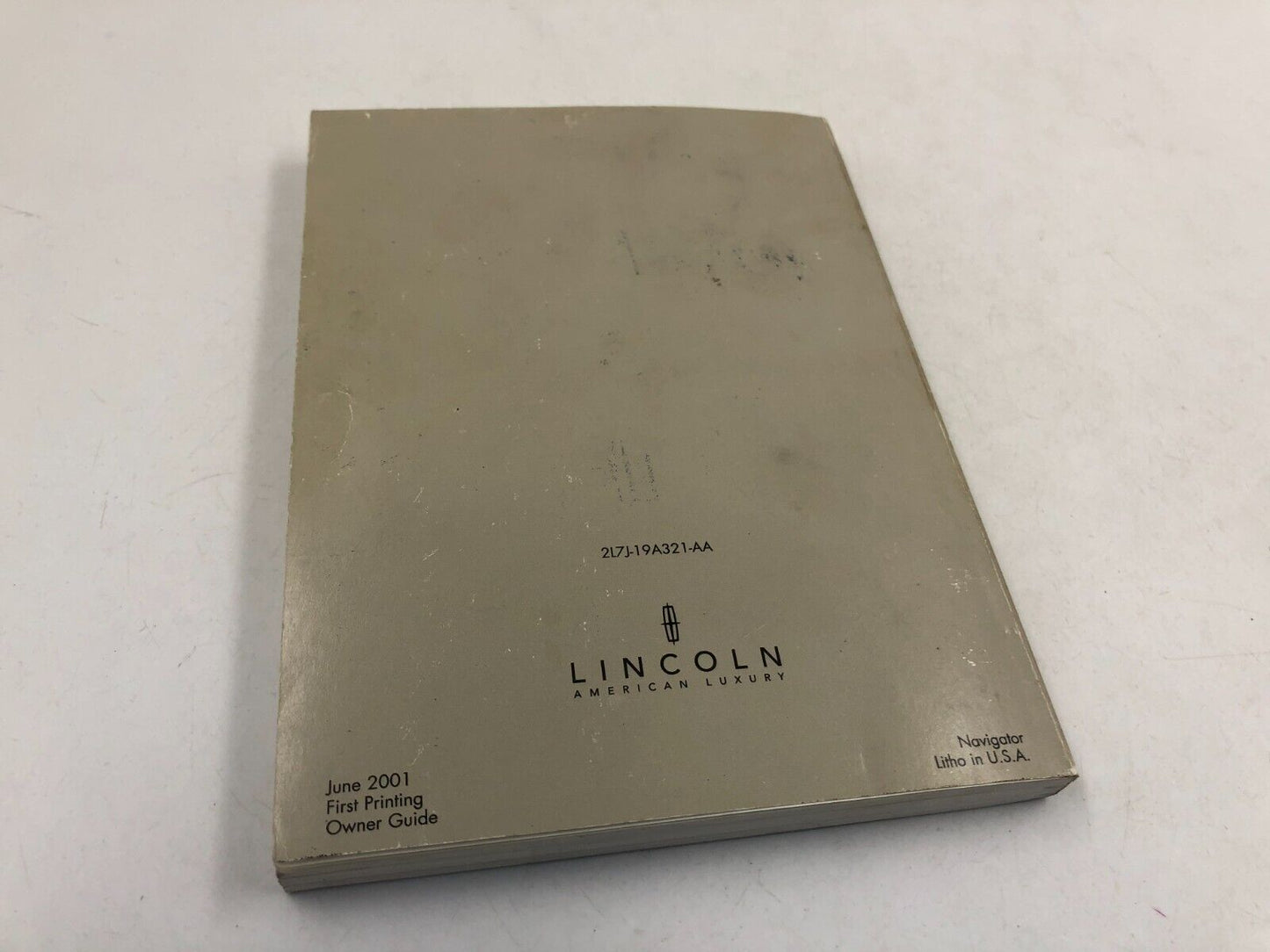 2002 Lincoln Navigator Owners Manual Handbook OEM B02B70007