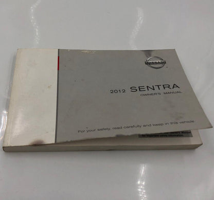 2012 Nissan Sentra Owners Manual OEM B02B59010