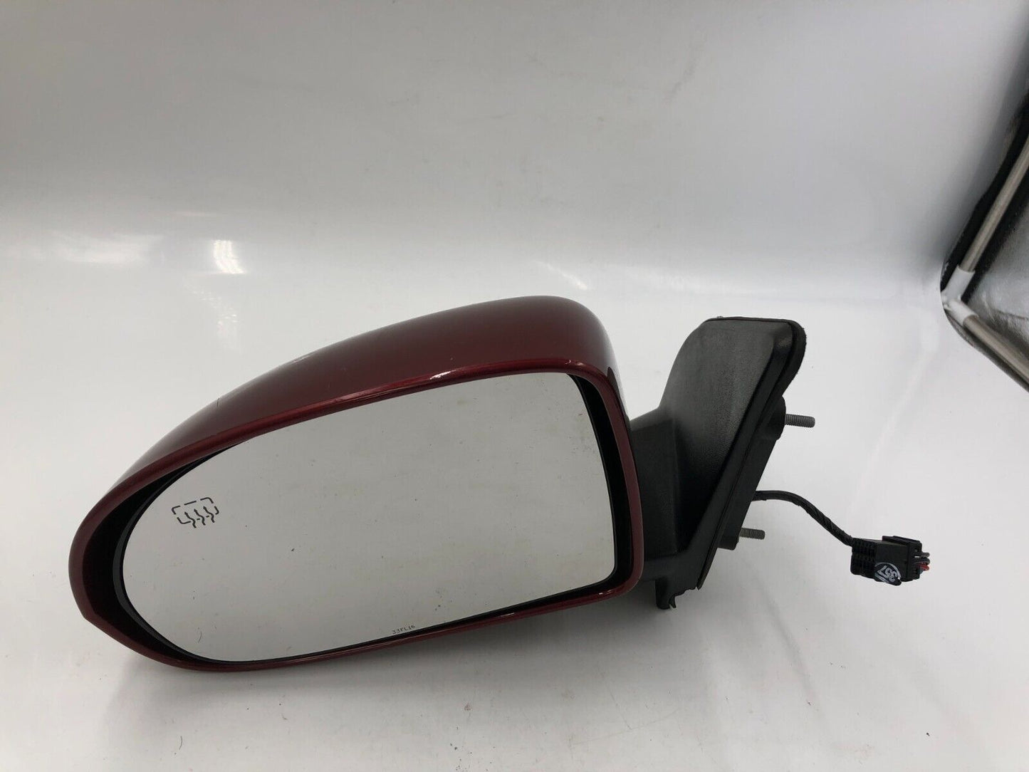 2017 Jeep Compass Driver Side View Power Door Mirror Red OEM A03B48081