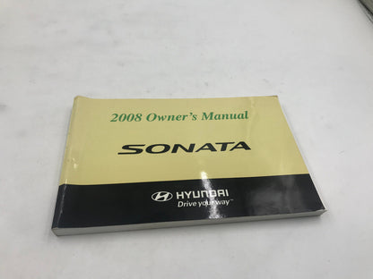 2008 Hyundai Sonata Owners Manual Case Set with Case OEM A03B63004