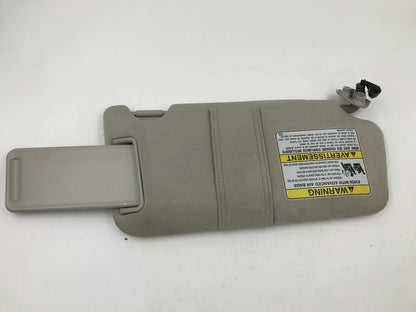 2010-2014 Subaru Legacy Driver Sun Visor Sunvisor Gray Illuminated OEM A03B69008