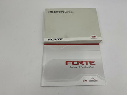 2016 Kia Forte Owners Manual Set with Case OEM B01B51036