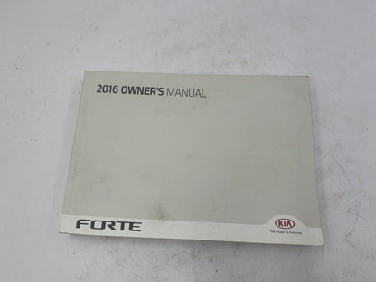 2016 Kia Forte Owners Manual Set with Case OEM B01B51036