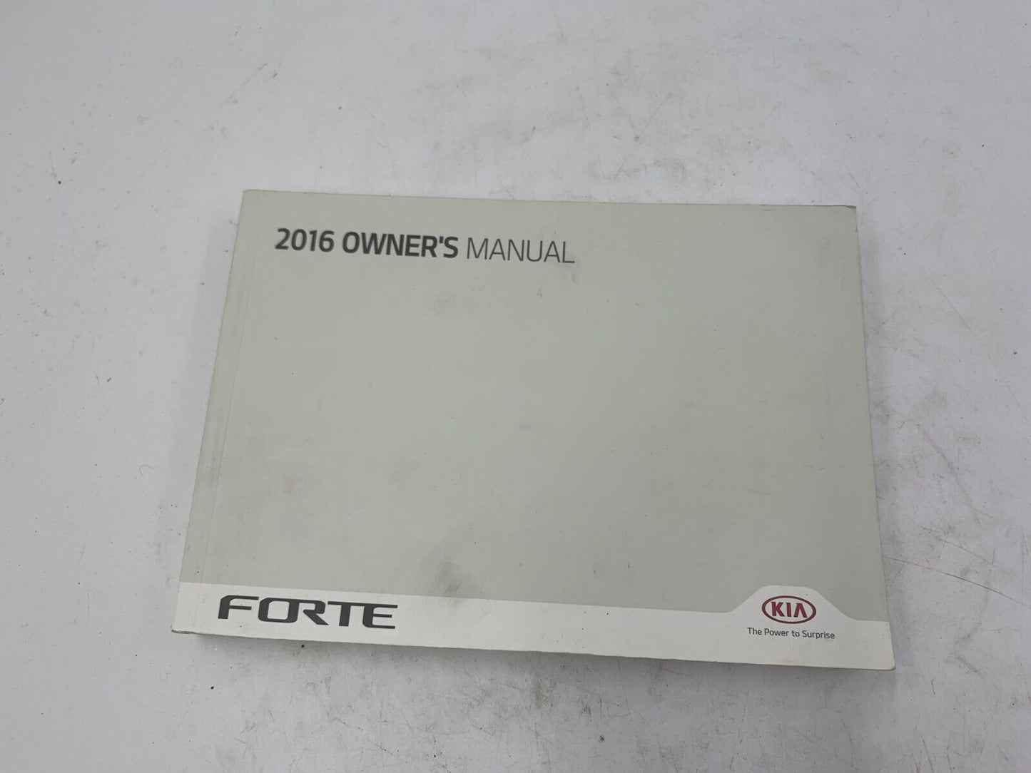 2016 Kia Forte Owners Manual Set with Case OEM B01B51036