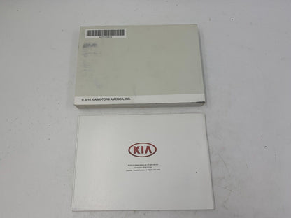 2016 Kia Forte Owners Manual Set with Case OEM B01B51036