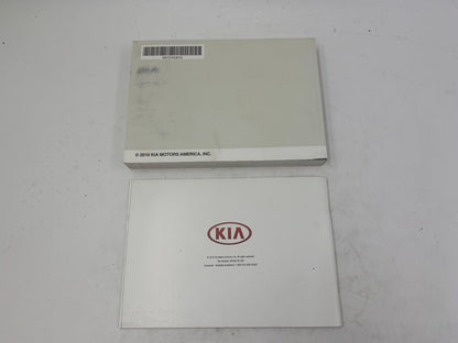 2016 Kia Forte Owners Manual Set with Case OEM B01B51036