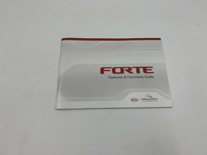 2016 Kia Forte Owners Manual Set with Case OEM B01B51036