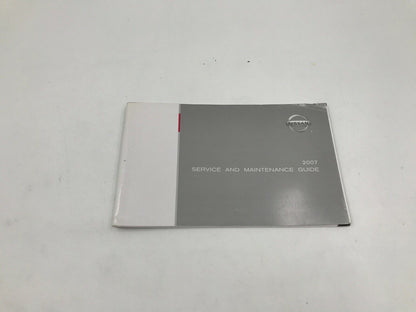 2007 Nissan Altima Owners Manual Set with Case OEM B01B51038